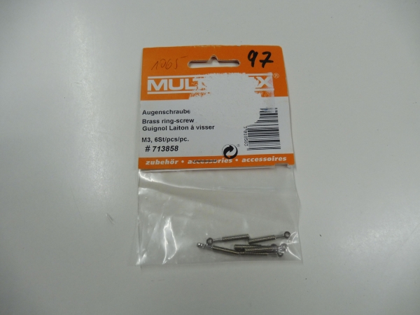 Multiplex Brass ring-screw M3 # 713858